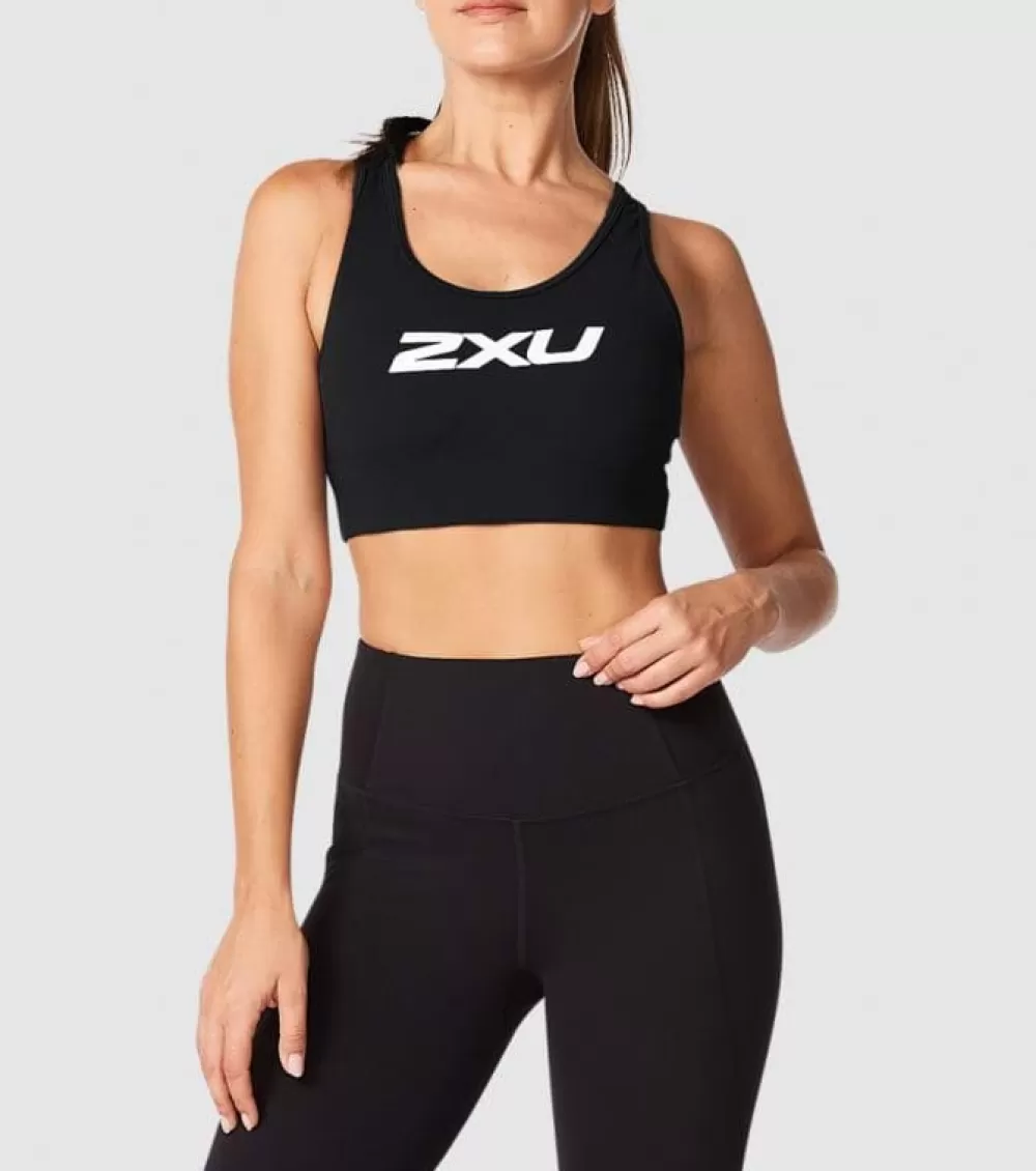 Flash Sale 2XU Motion Racerback Crop Womens Black White