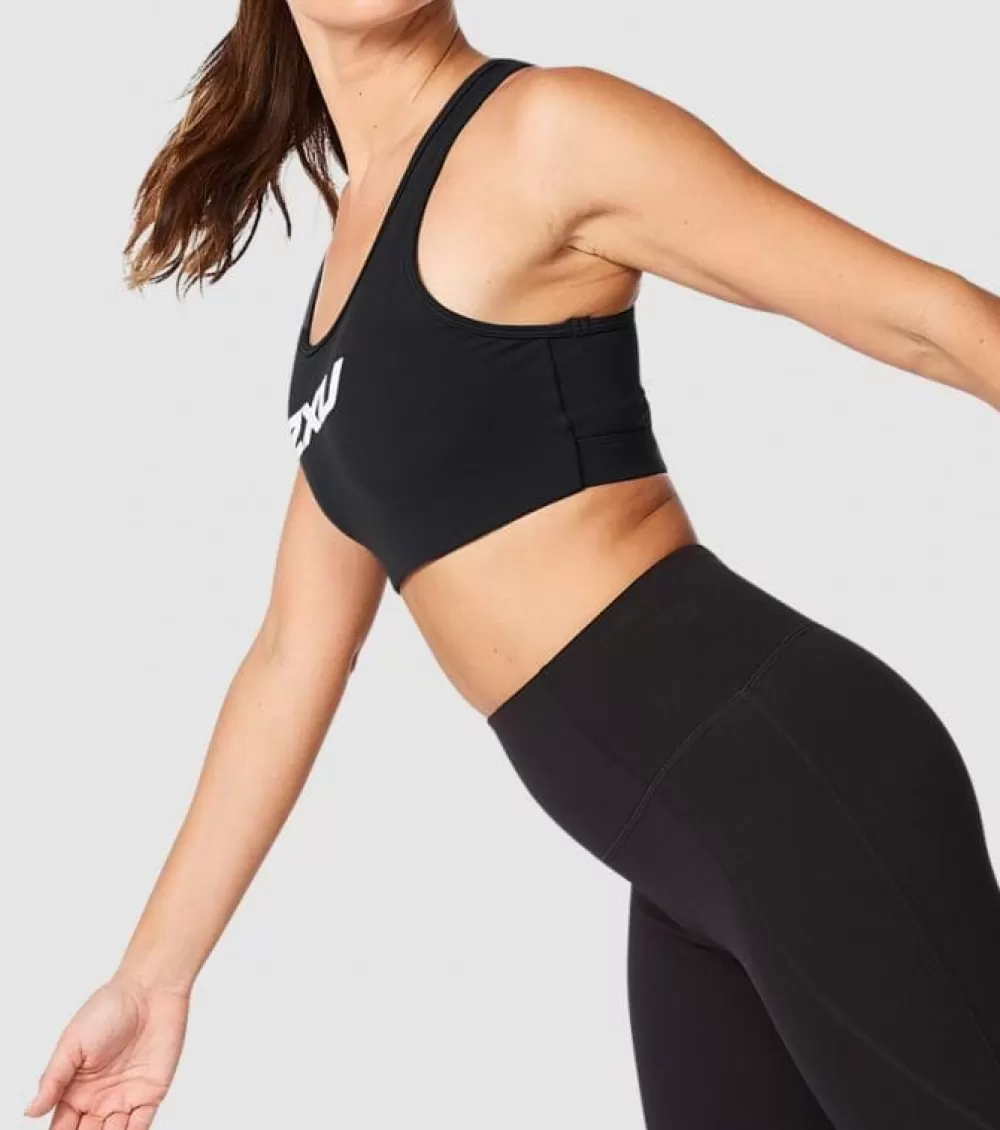 Flash Sale 2XU Motion Racerback Crop Womens Black White