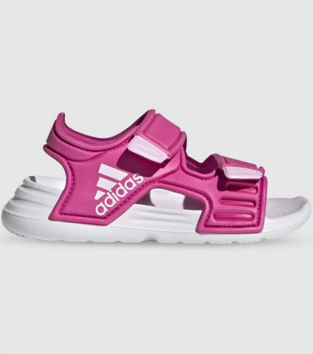 Hot Adidas Altaswim (Ps) Kids White Pink