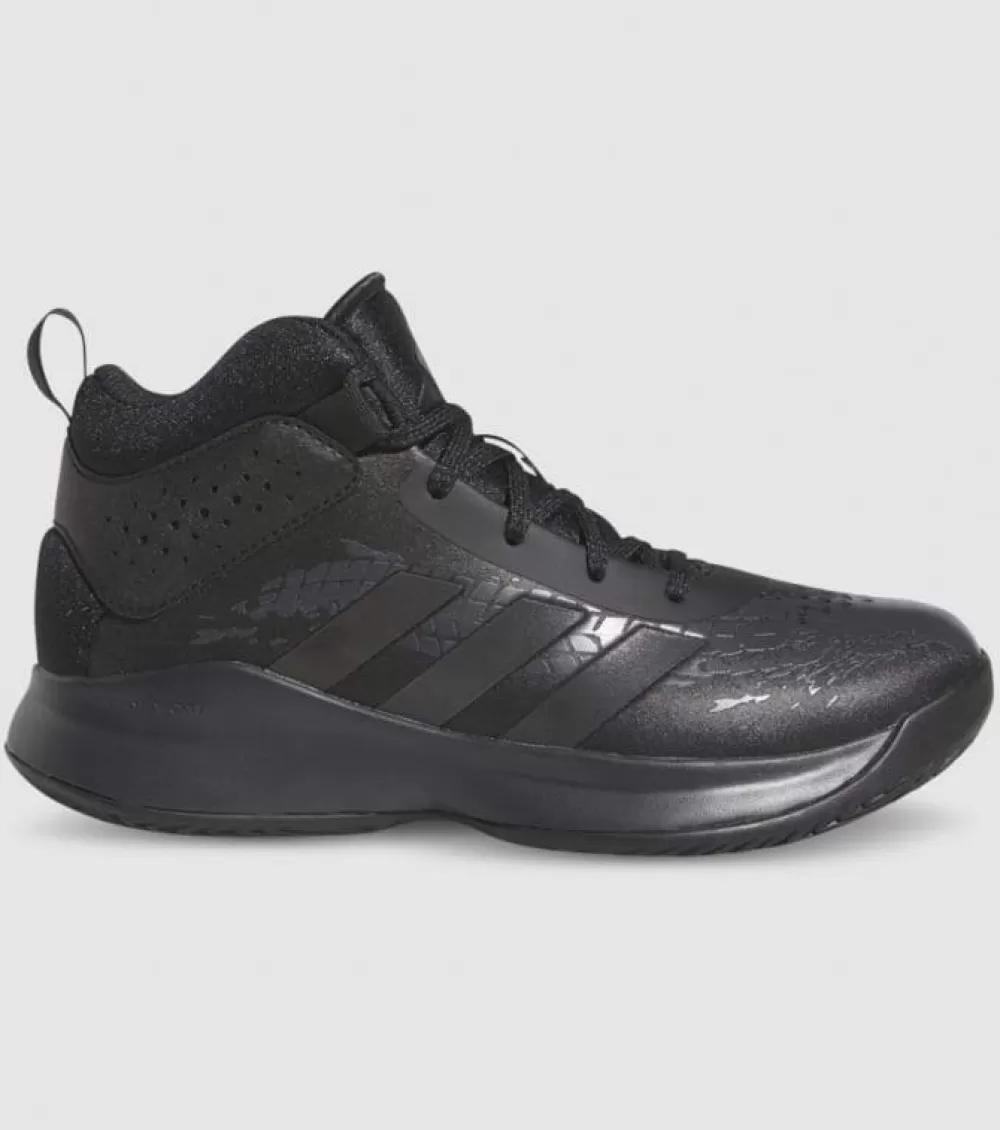 Hot Adidas Cross Em Up 5 Wide (Gs) Kids Core Black Core Black Carbon