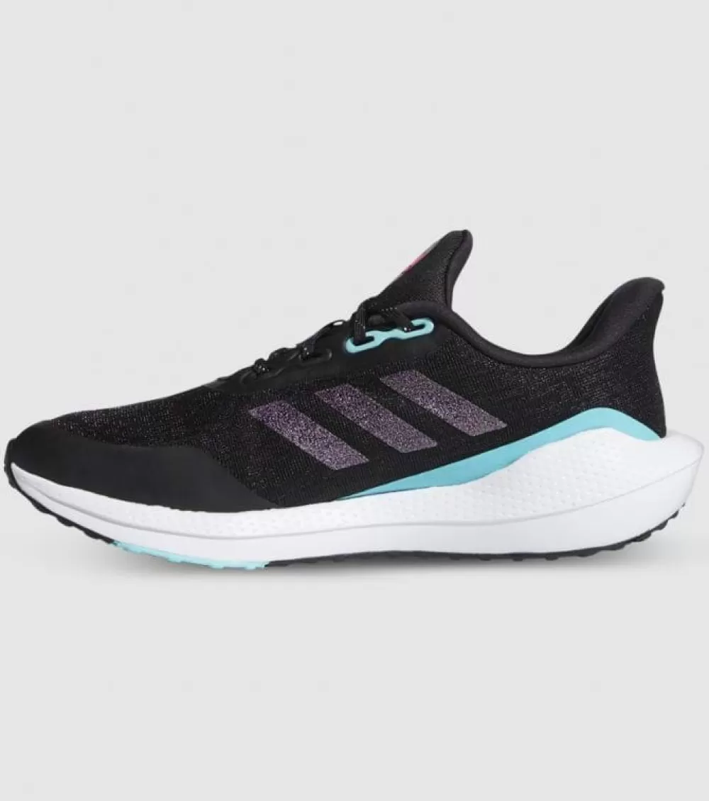 Store Adidas Eq21 Run (Gs) Kids Core Black Shock Pink Pulse Aqua