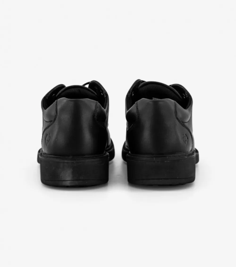 New Alpha Lucas Junior (Wide) Kids Black