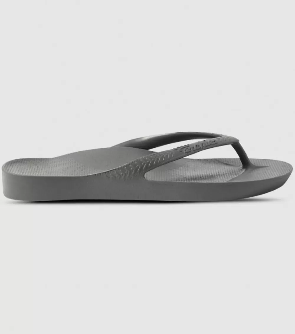 Hot Archies Arch Support Unisex Thong Charcoal