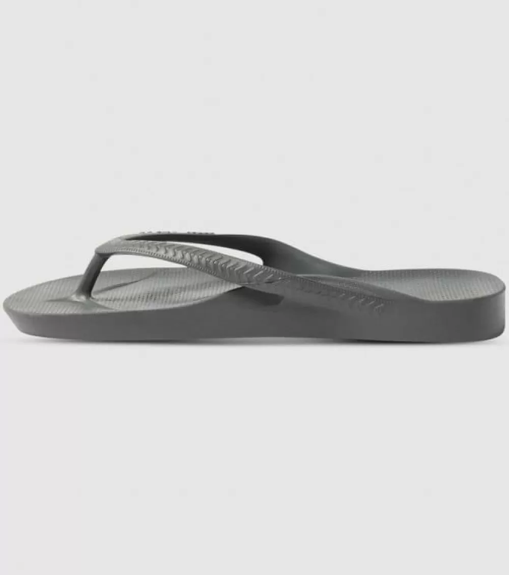 Hot Archies Arch Support Unisex Thong Charcoal