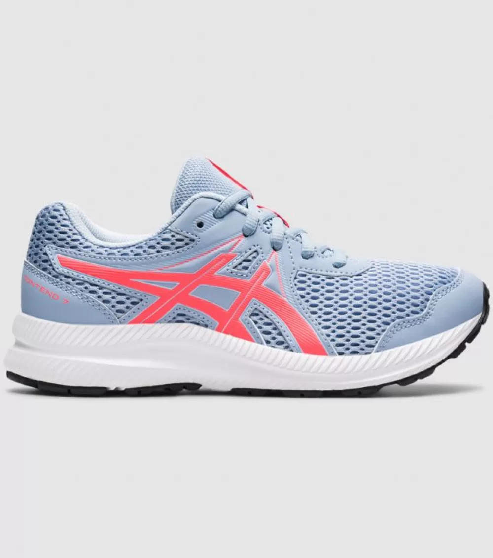 Clearance Asics Contend 7 (Gs) Kids Mist Blazing Coral