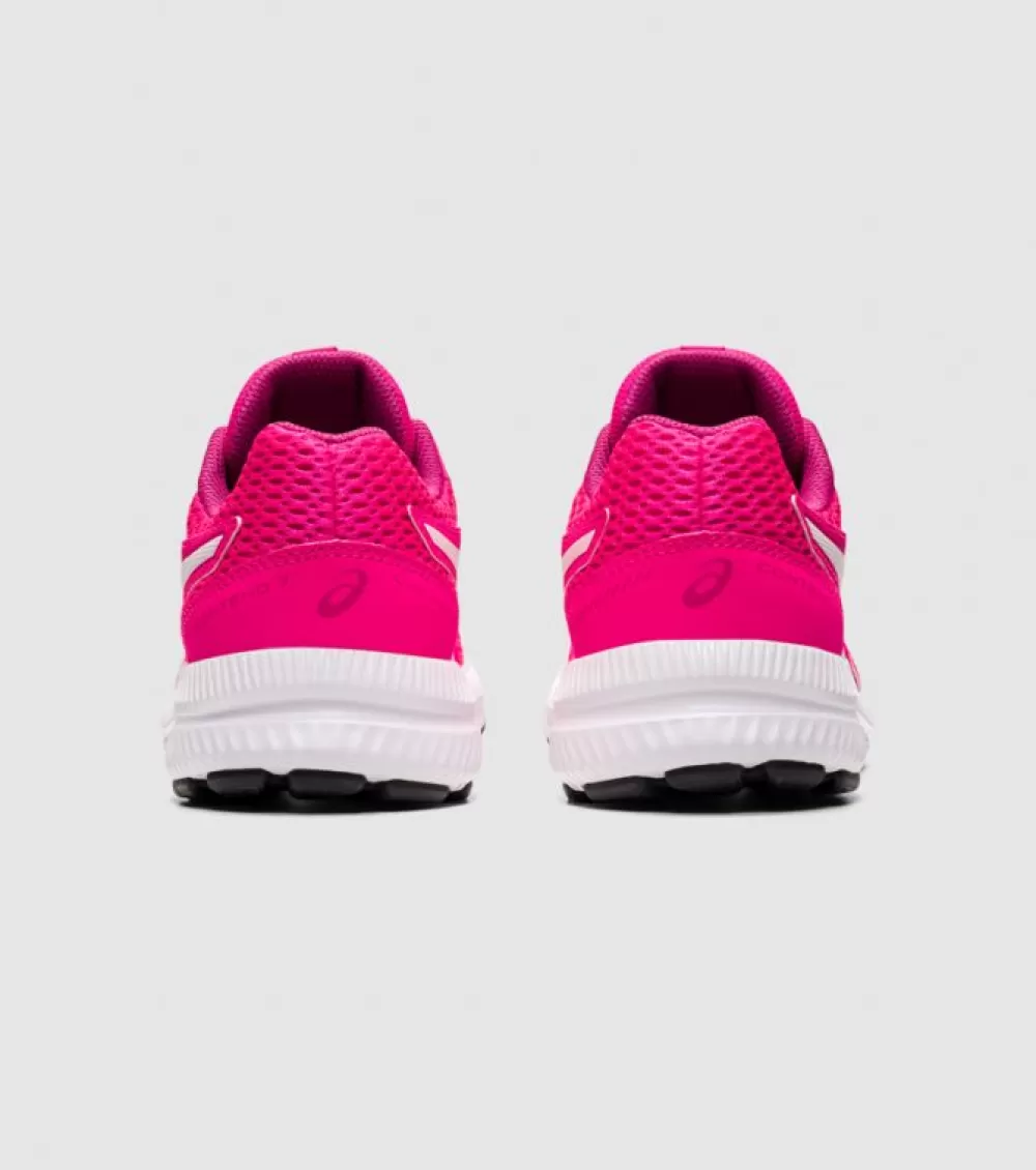 Sale Asics Contend 7 (Gs) Kids Pink Glo White