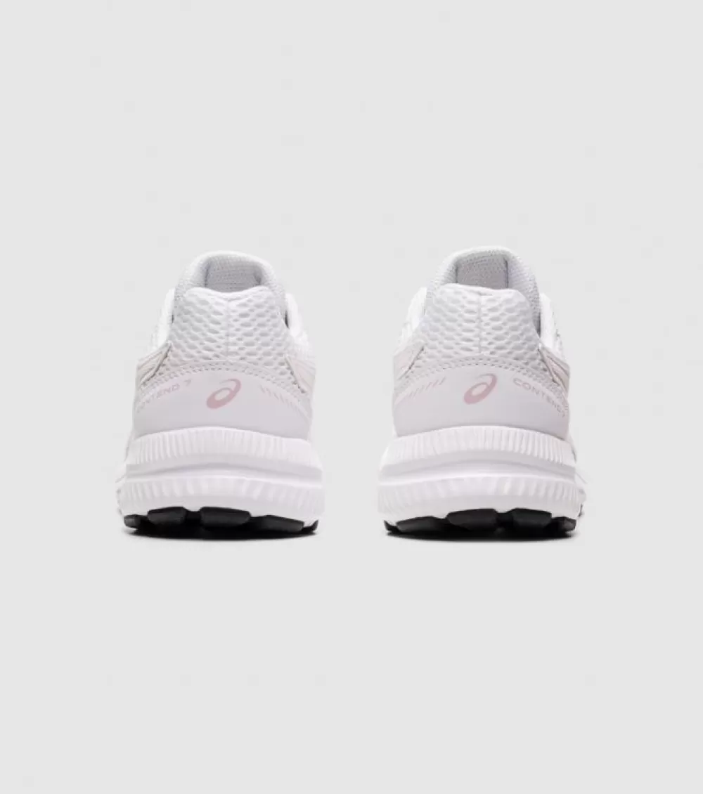 Online Asics Contend 7 (Gs) Kids White Barely Rose