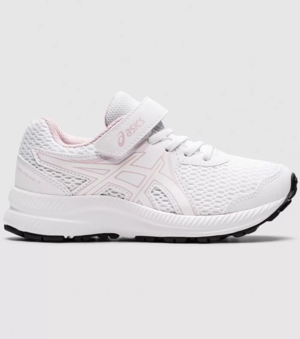 Fashion Asics Contend 7 (Ps) Kids White Barely Rose