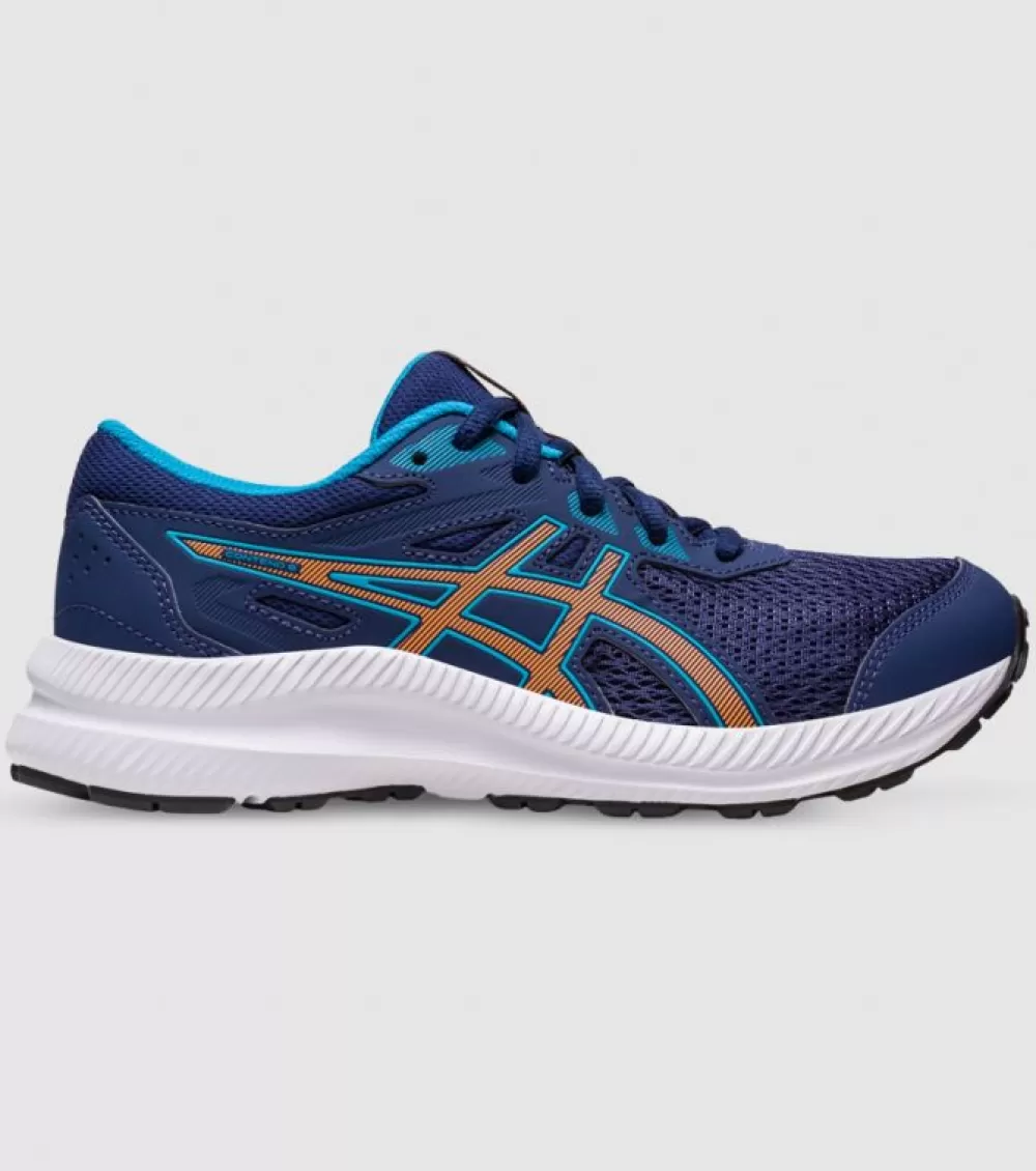 Sale Asics Contend 8 (Gs) Kids Indigo Blue Sun Peach