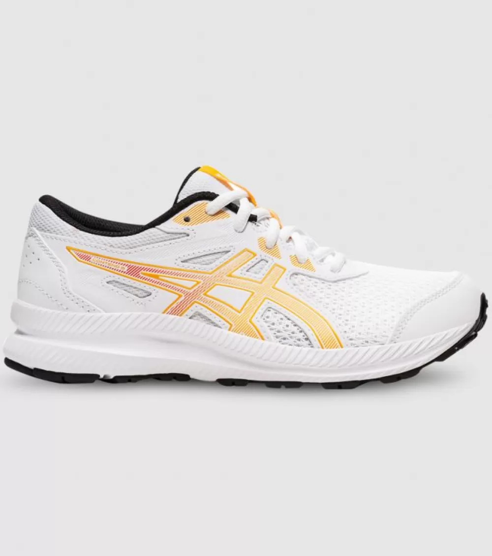 Fashion Asics Contend 8 (Gs) Kids White Amber