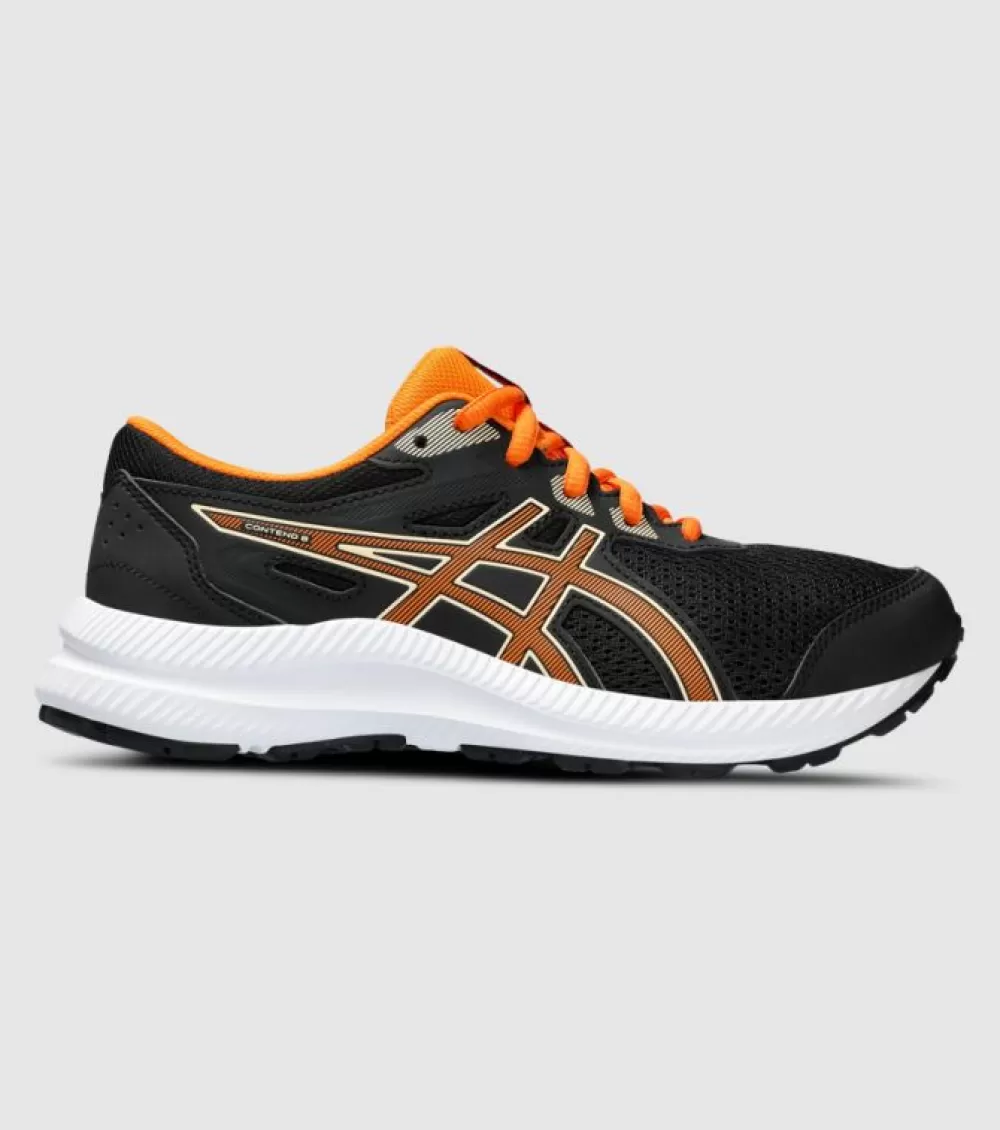 Best Sale Asics Contend 8 (Gs) Kids Black Bright Orange