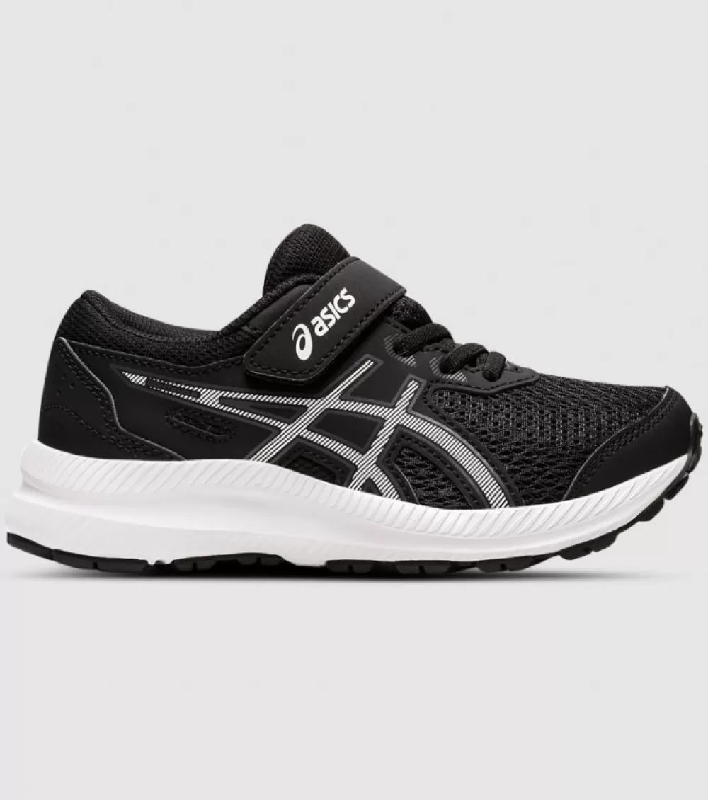 Flash Sale Asics Contend 8 (Ps) Kids Black White