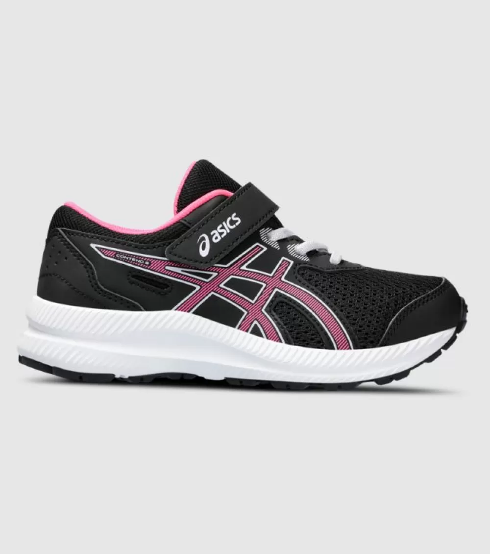 Best Asics Contend 8 (Ps) Kids Black Hot Pink