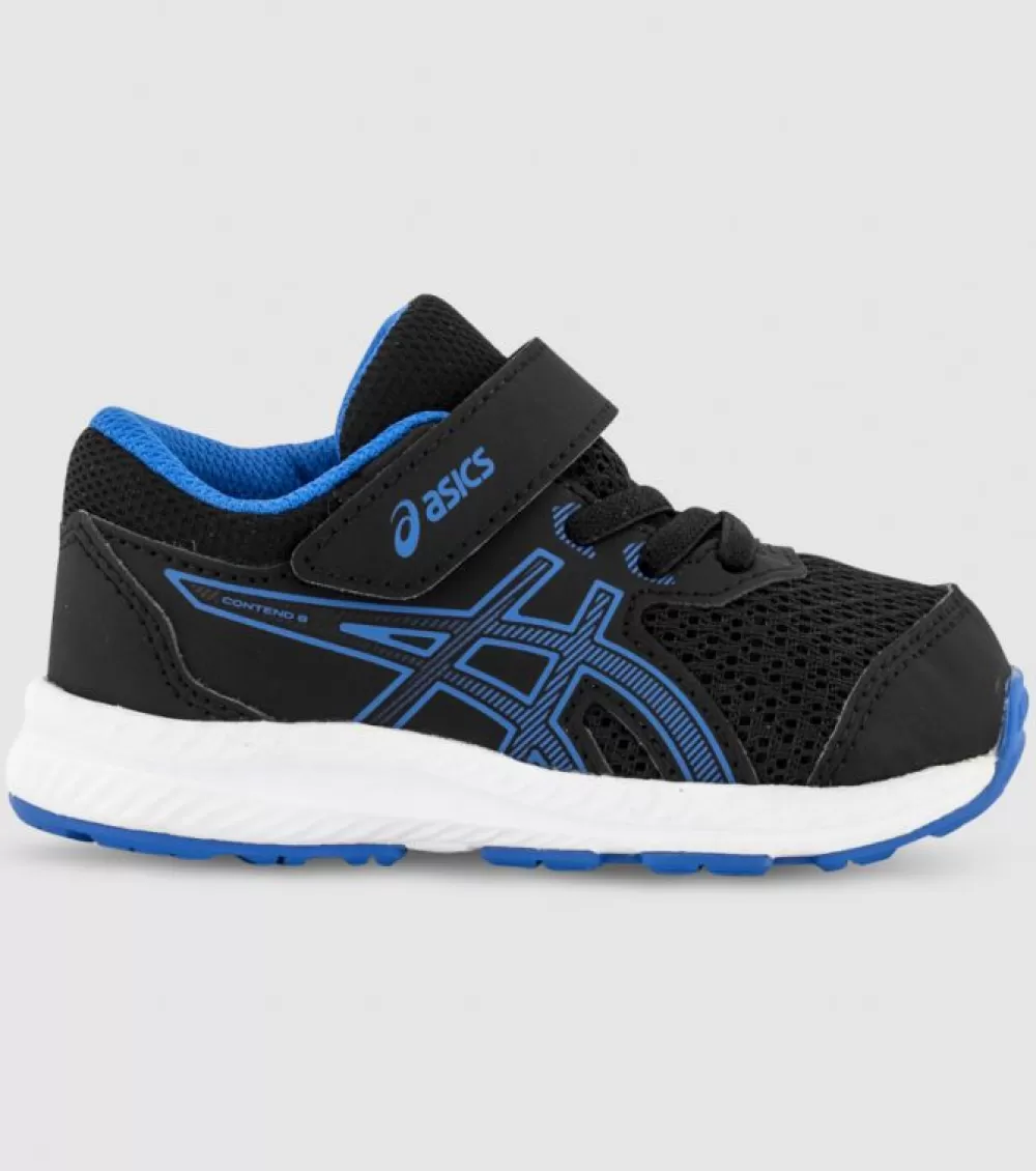 Store Asics Contend 8 (Td) Kids Black Electric Blue