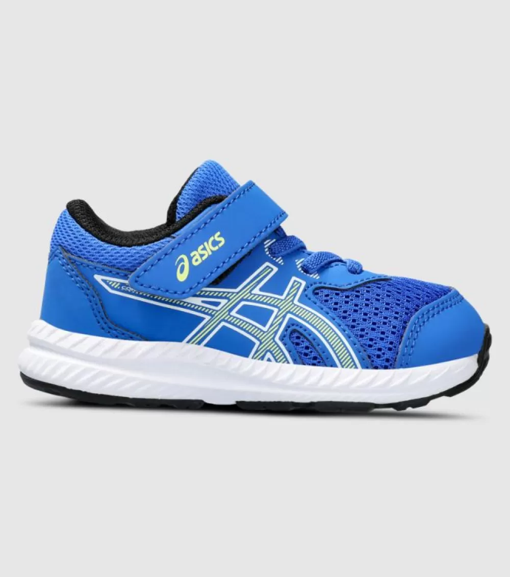 Store Asics Contend 8 (Ts) Kids Illusion Blue Glow Yellow