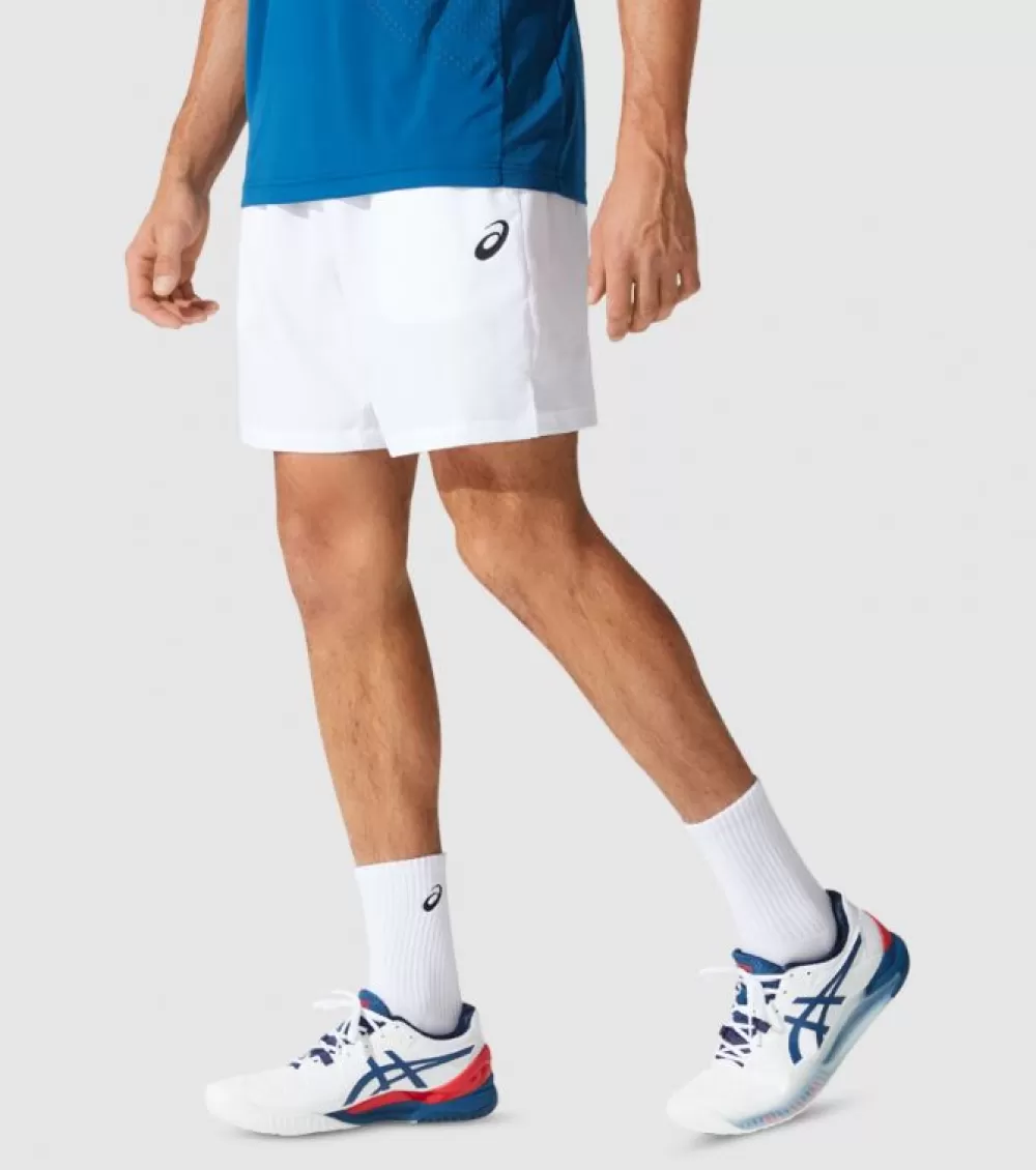 Cheap Asics Court 7 Inch Short Mens Brilliant White