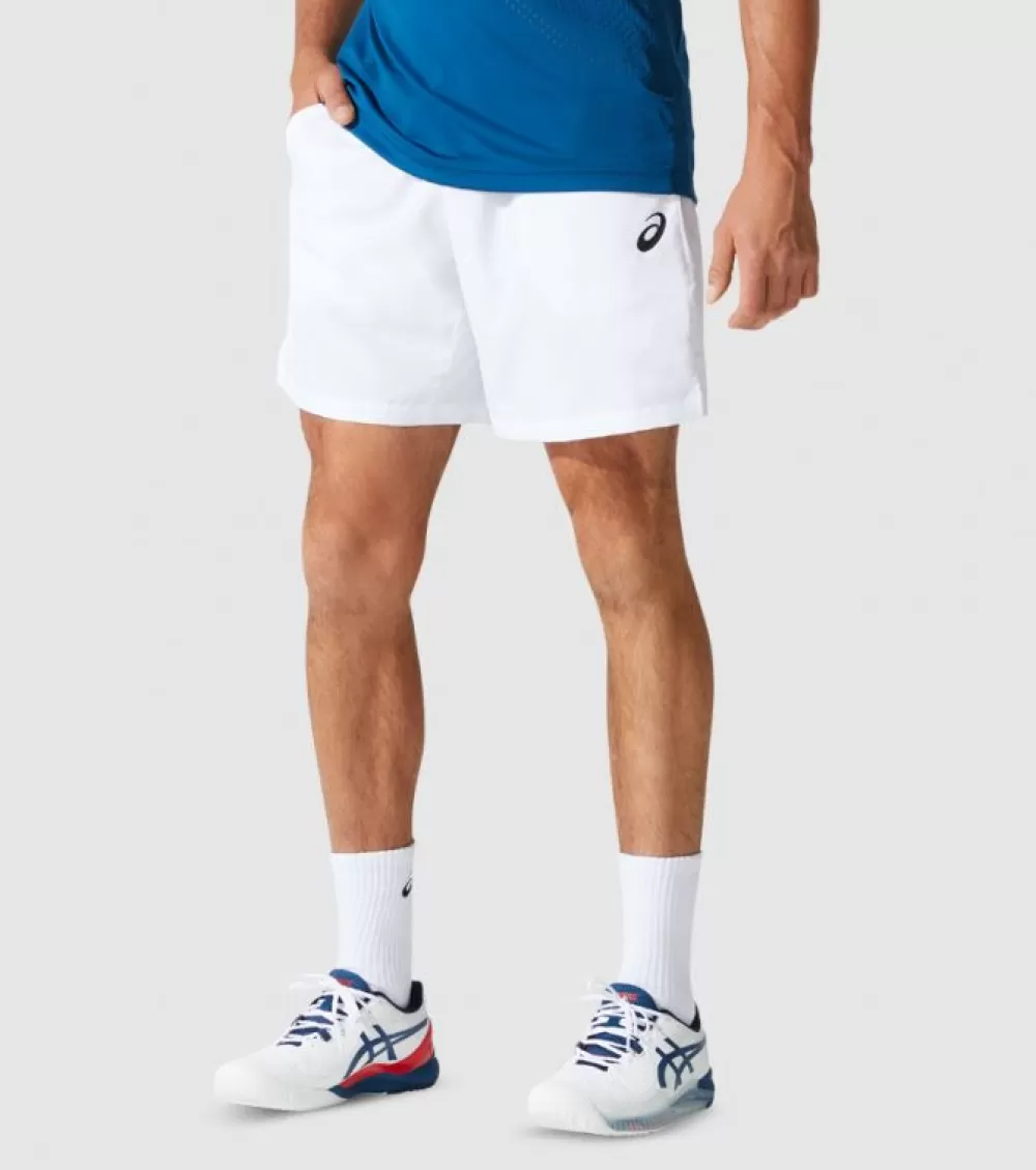 Cheap Asics Court 7 Inch Short Mens Brilliant White