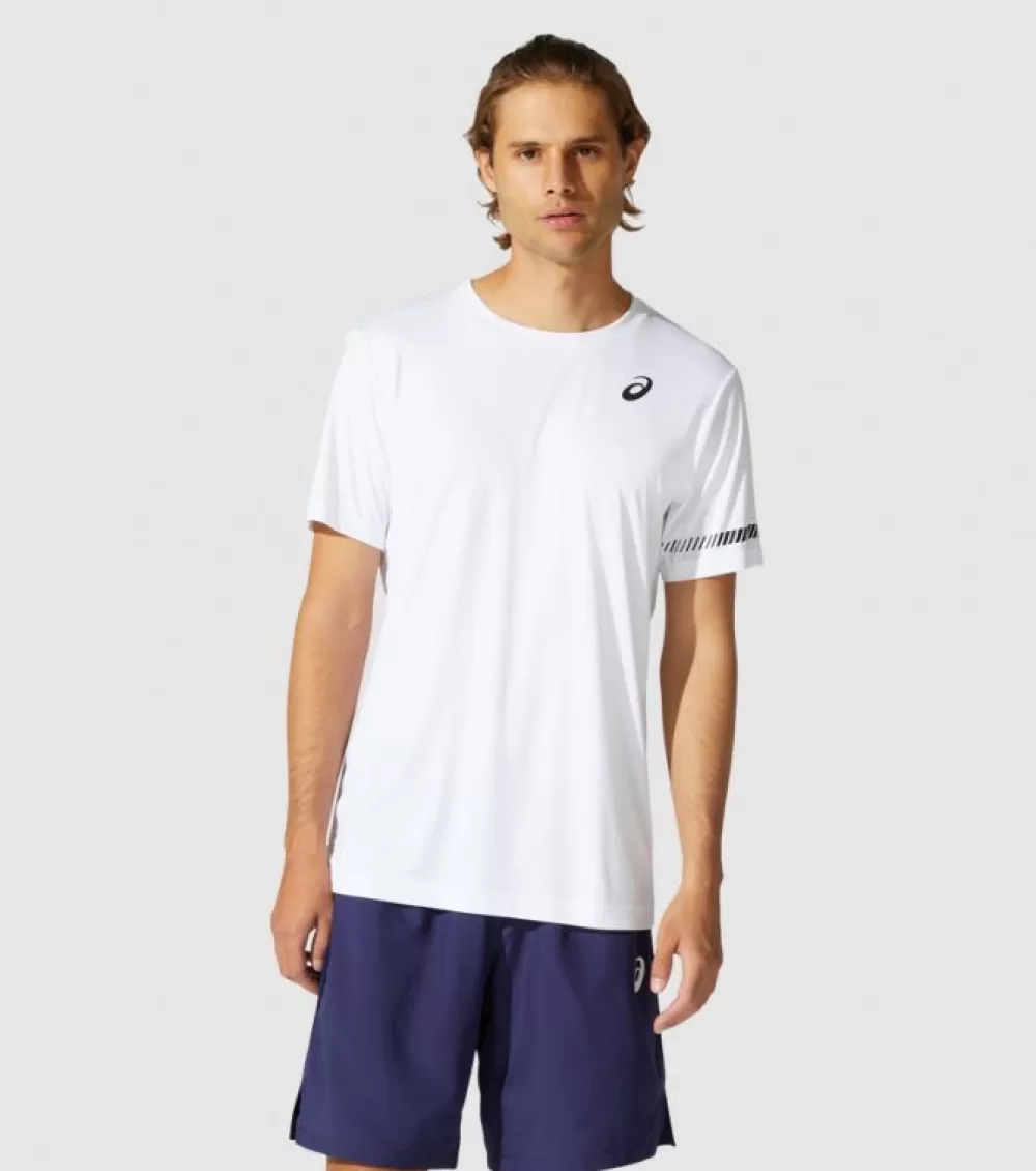 Flash Sale Asics Court Ss Tee Mens Brilliant White