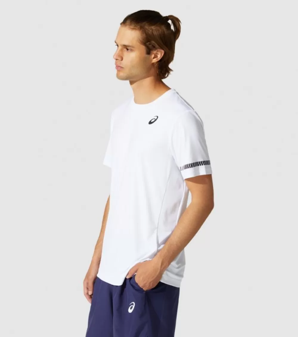 Flash Sale Asics Court Ss Tee Mens Brilliant White