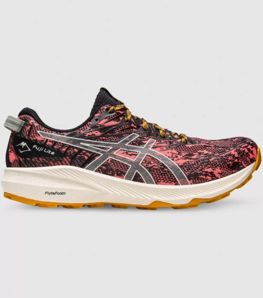 Shop Asics Fuji Lite 3 Womens Papaya Light Sage