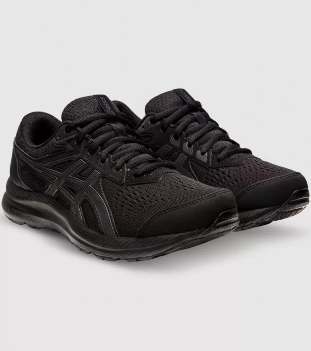 Shop Asics Gel Contend 8 Womens Black Carrier Grey