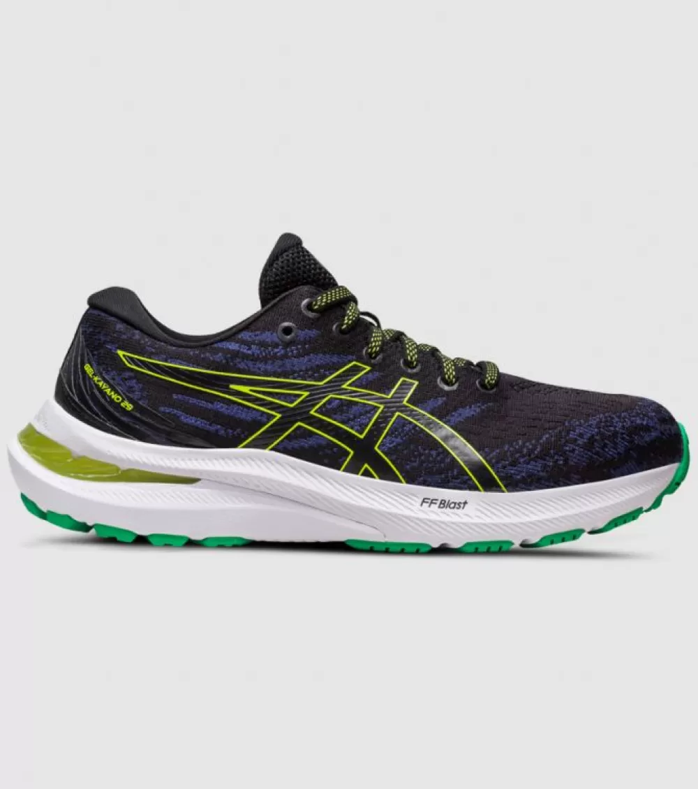 New Asics Gel Kayano 29 (Gs) Kids Black Lime Zest