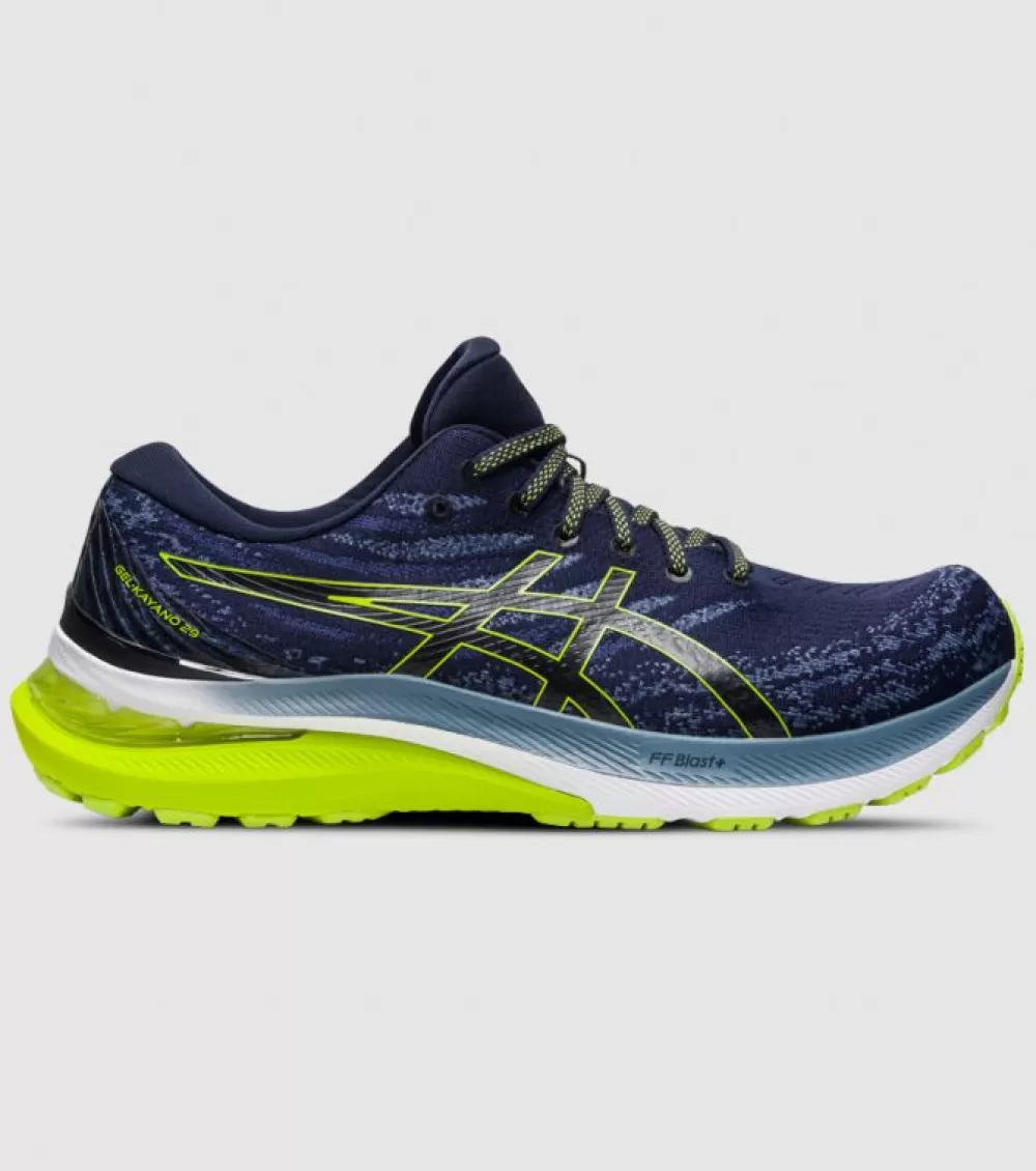 Outlet Asics Gel Kayano 29 Mens Midnight Lime Zest