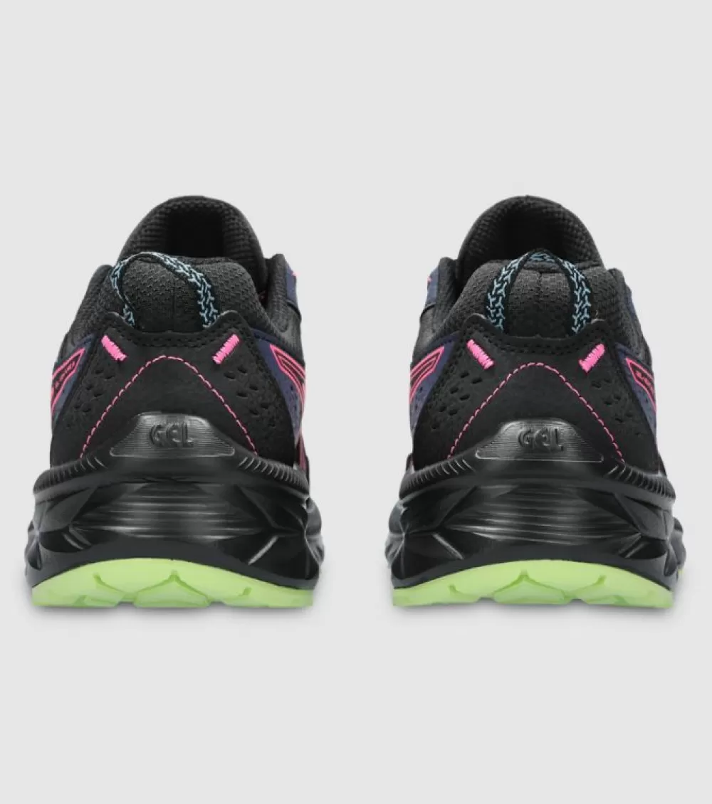 New Asics Gel Venture 9 Womens Black Hot Pink