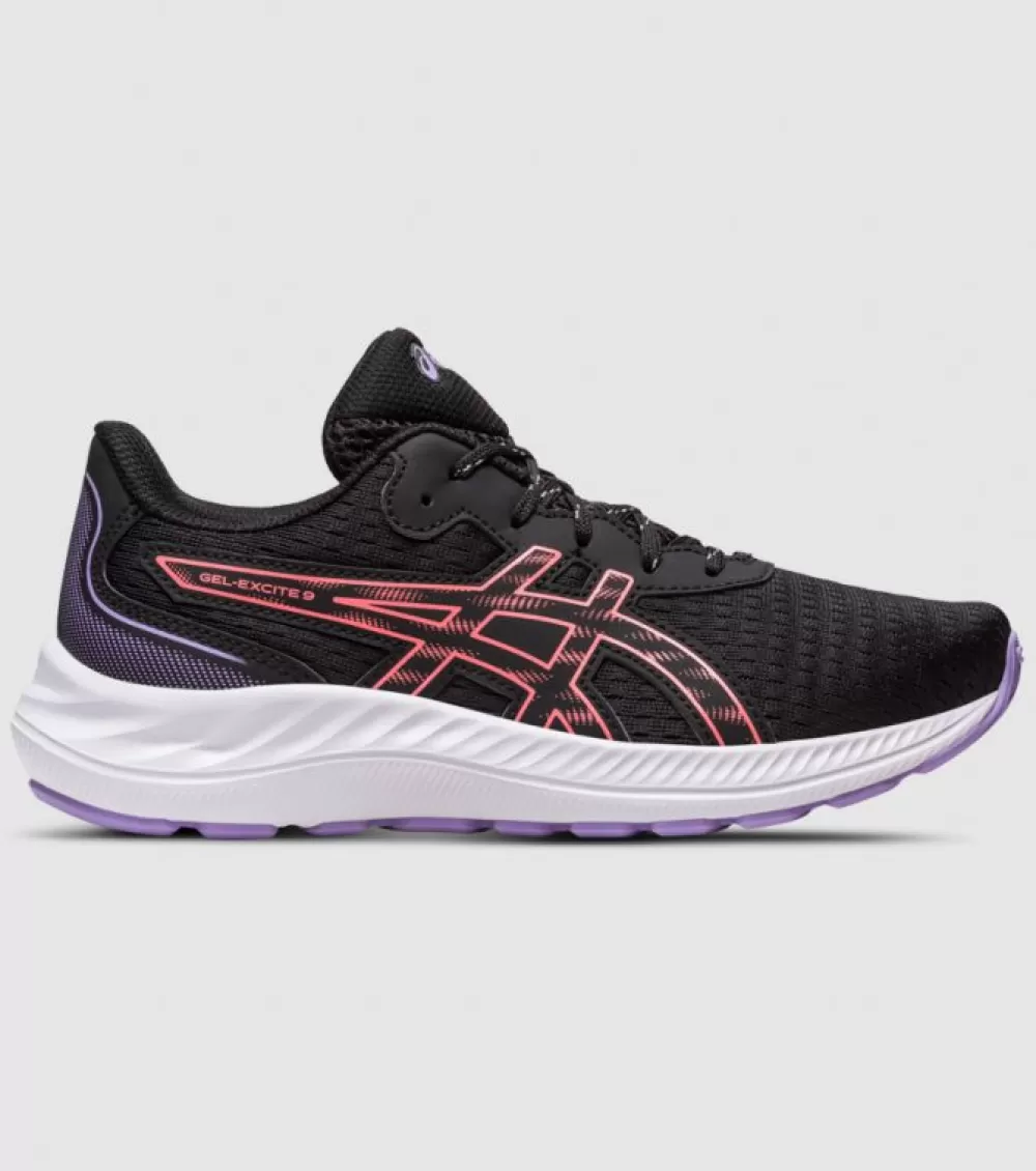 Shop Asics Gel-Excite 9 (Gs) Kids Black Papaya