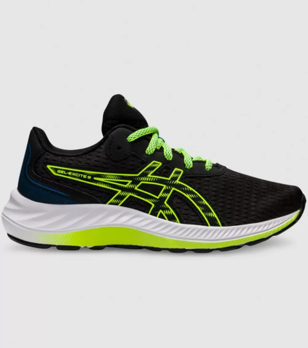 Online Asics Gel-Excite 9 (Gs) Kids Black Hazard Green