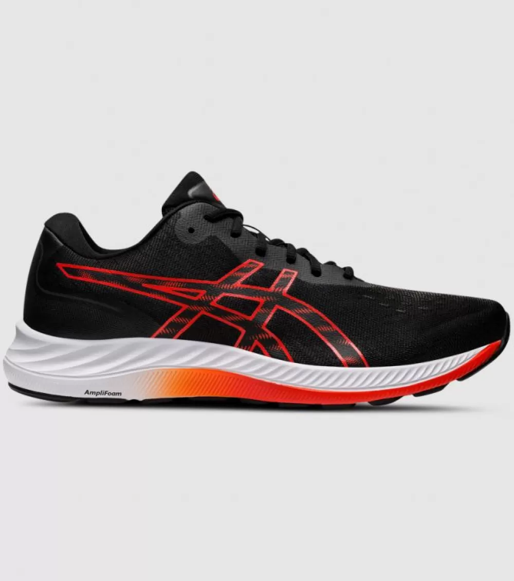 Shop Asics Gel-Excite 9 Mens Black Cherry Tomato