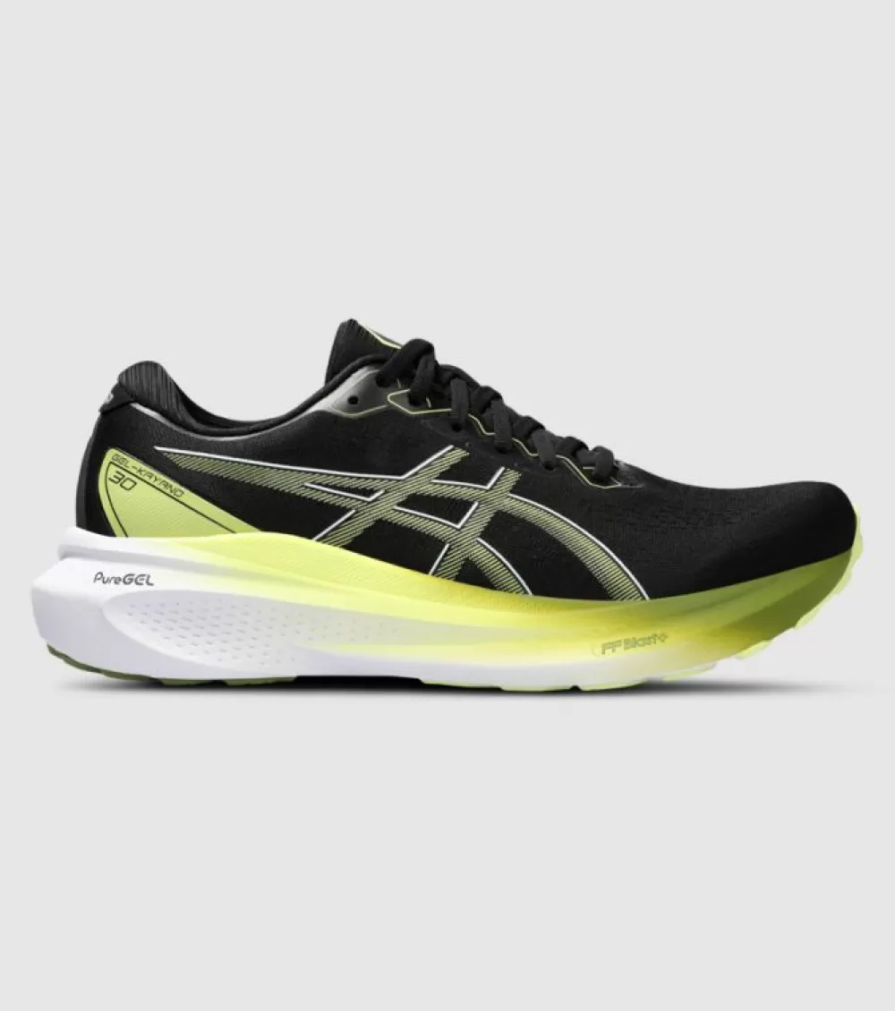 Online Asics Gel-Kayano 30 (2E Wide) Mens Black Glow Yellow