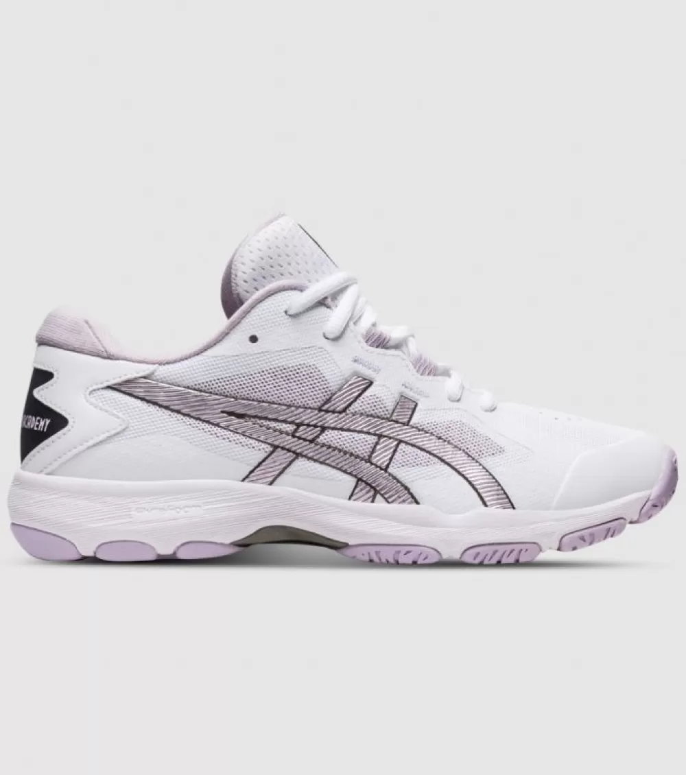 Hot Asics Gel-Netburner Academy 9 Womens Netball Shoes White Dusk Violet