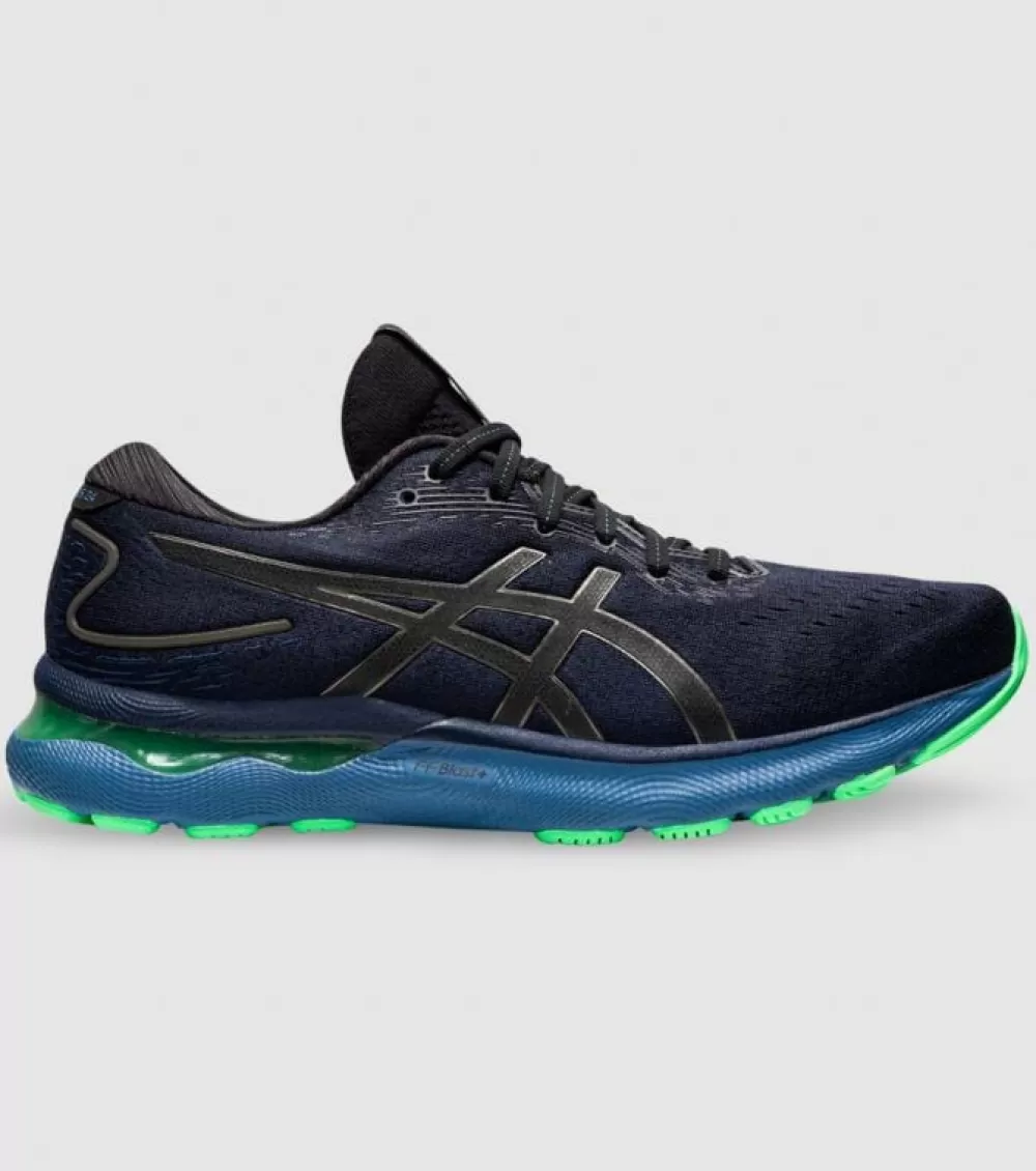 New Asics Gel-Nimbus 24 Mens Black Gunmetal