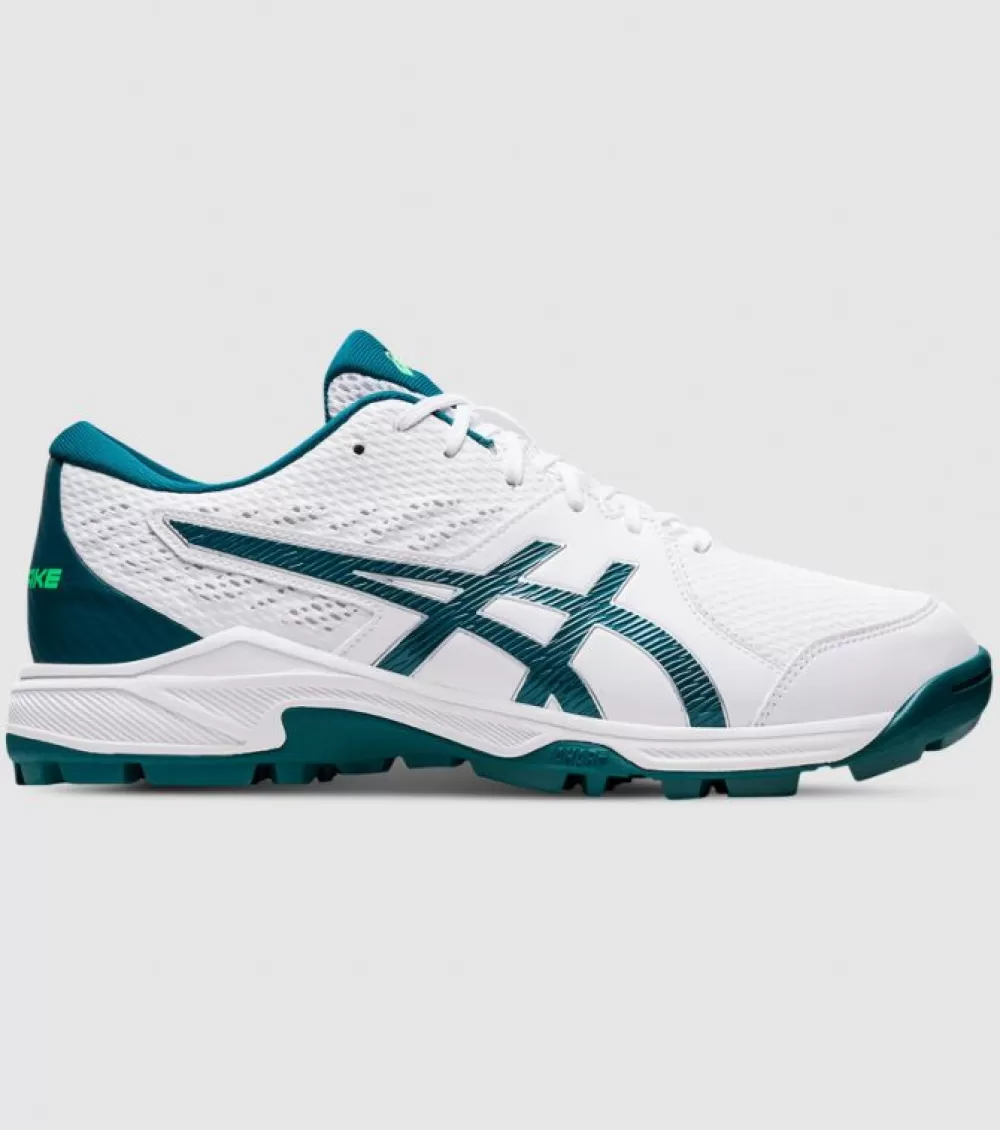 Hot Asics Gel-Peake 2 Mens Cricket Shoes White Velvet Pine