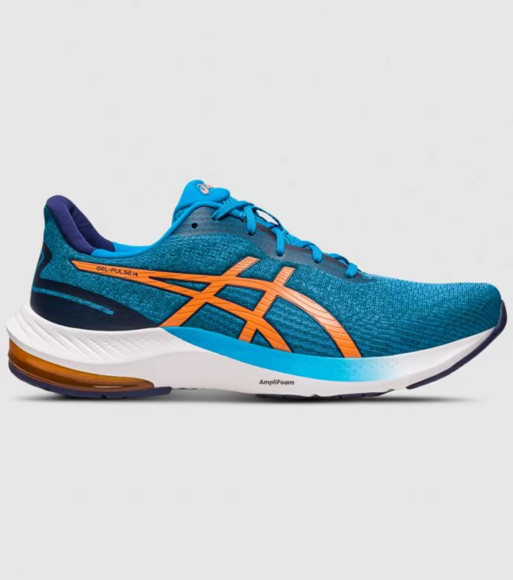 Cheap Asics Gel-Pulse 14 Mens Island Blue Sun Peach