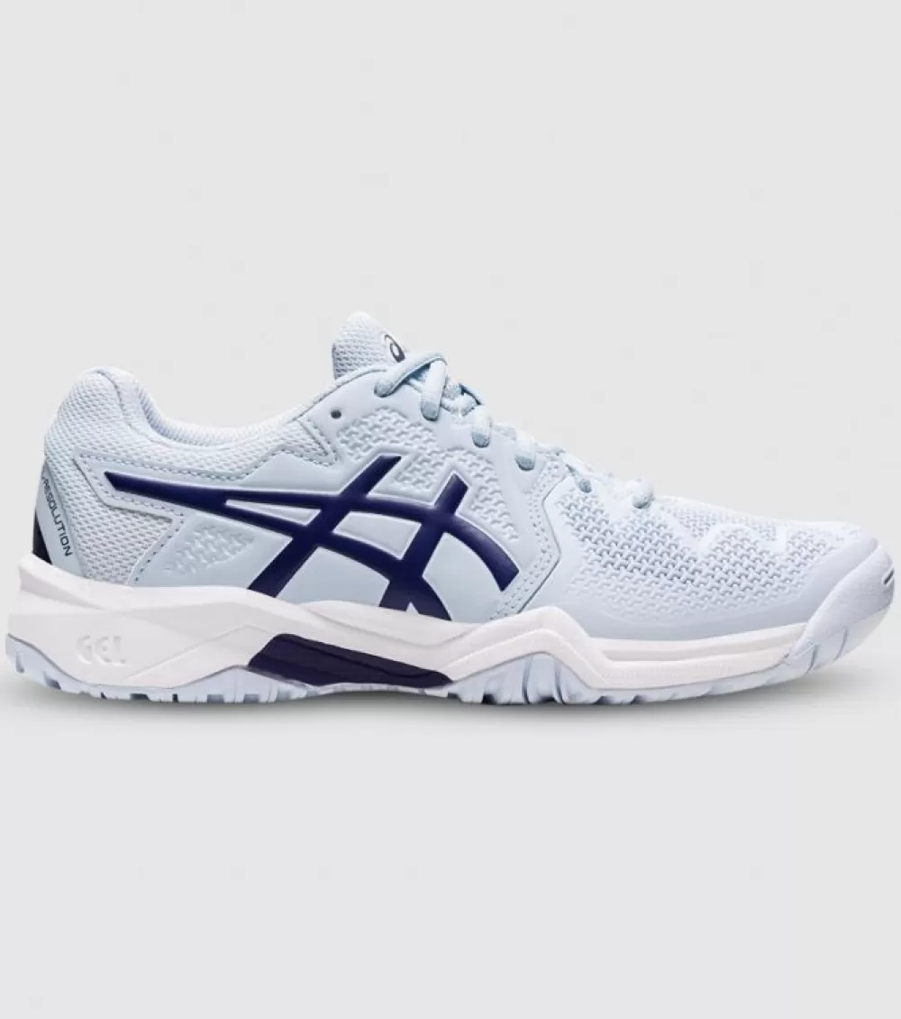 Online Asics Gel-Resolution 8 (Gs) Kids Tennis Shoes Soft Sky Dive Blue