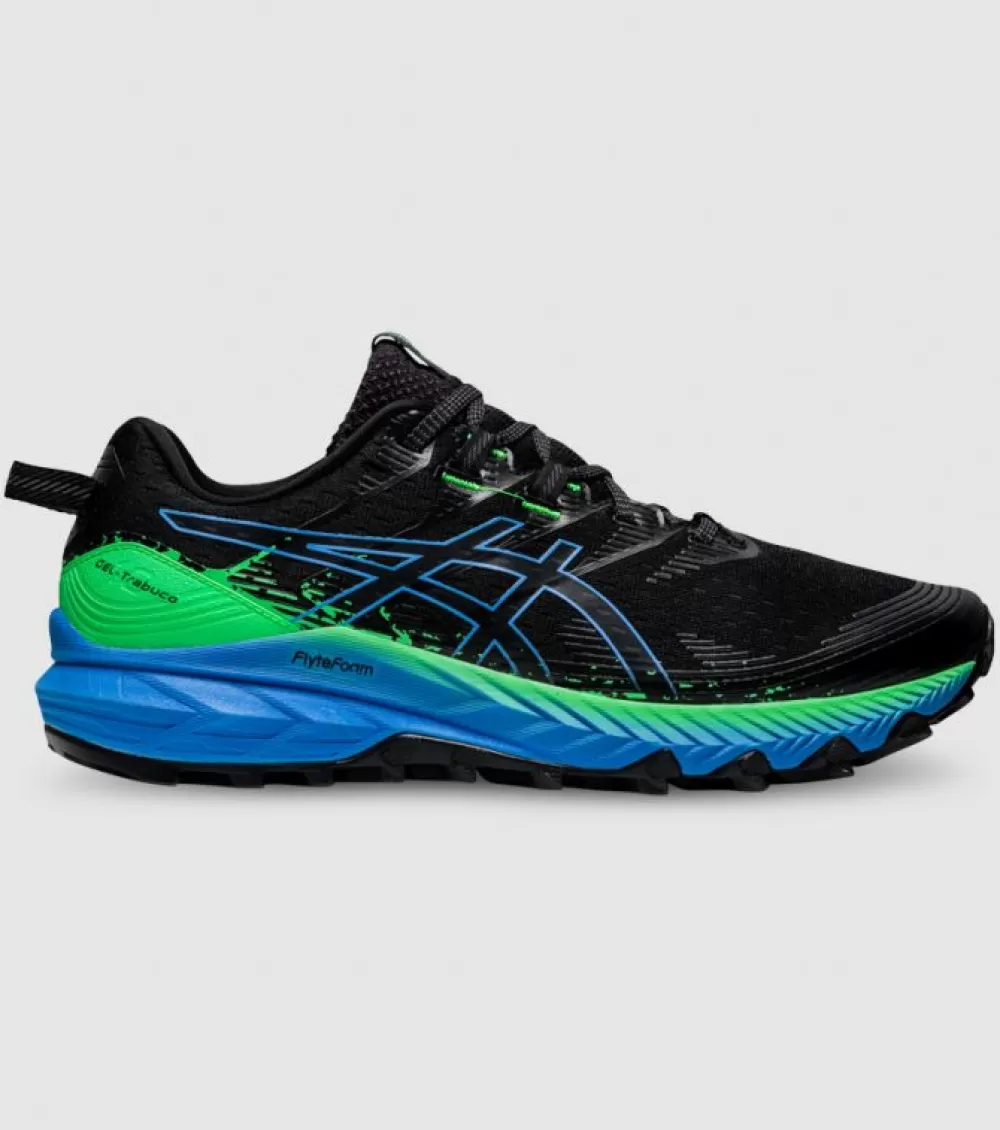 Cheap Asics Gel-Trabuco 10 Mens Black Blue Coast