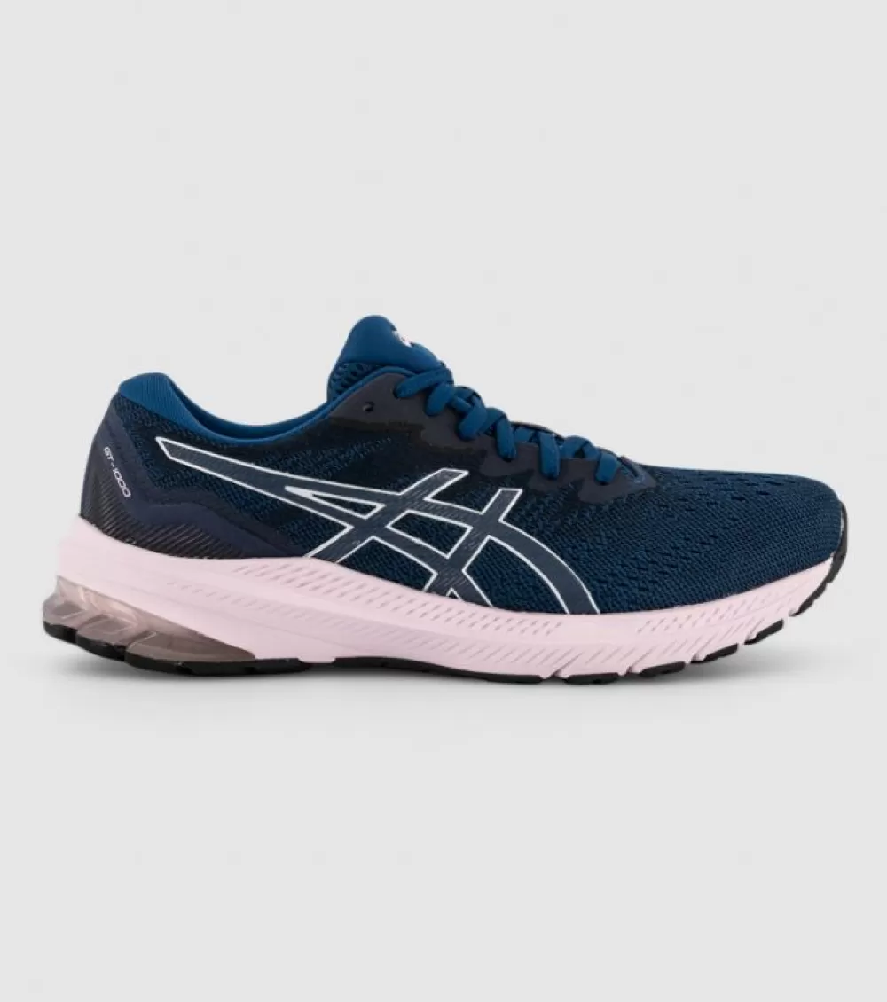 Shop Asics Gt-1000 11 (D Wide) Womens Mako Blue Barely Rose