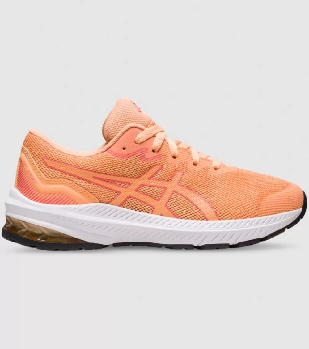 New Asics Gt-1000 11 (Gs) Kids Summer Dune Papaya