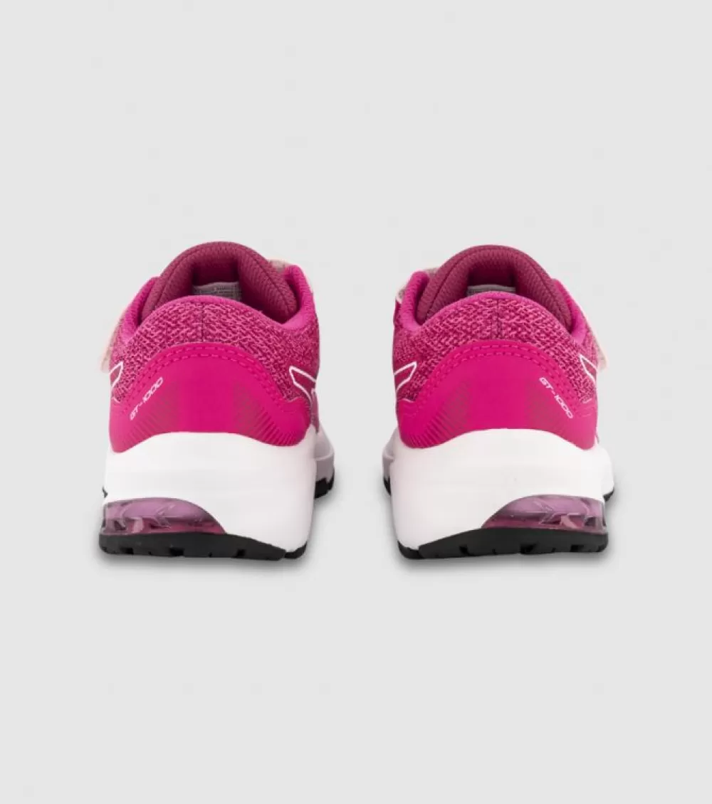 New Asics Gt-1000 11 (Ps) Kids Pink Glo White