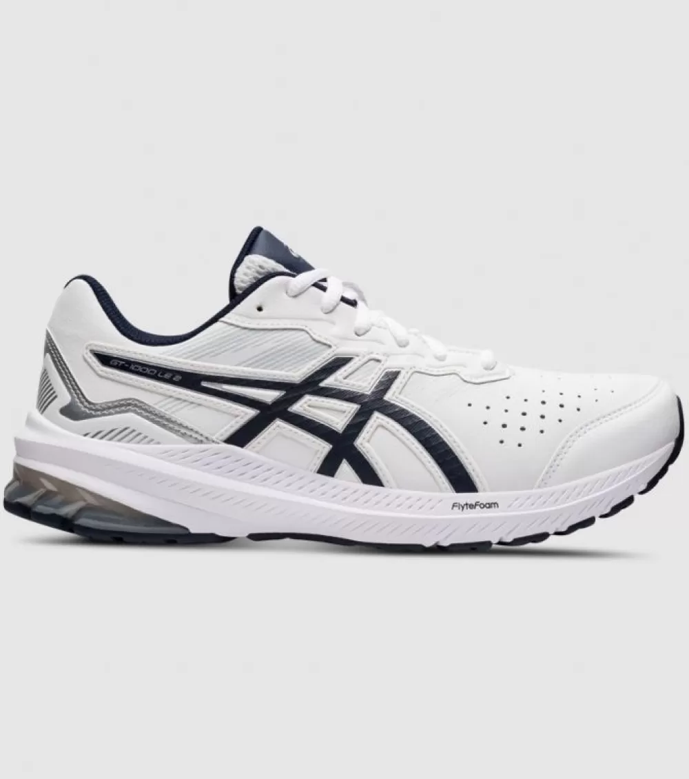 New Asics Gt-1000 Le 2 (4E X-Wide) Mens White Midnight