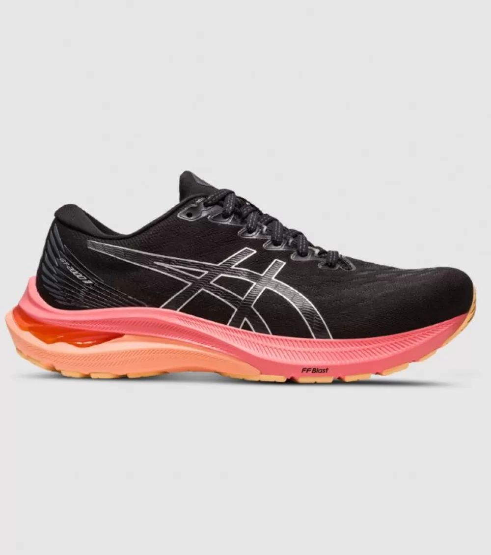 Outlet Asics Gt-2000 11 (2E X-Wide) Womens Black Pure Silver