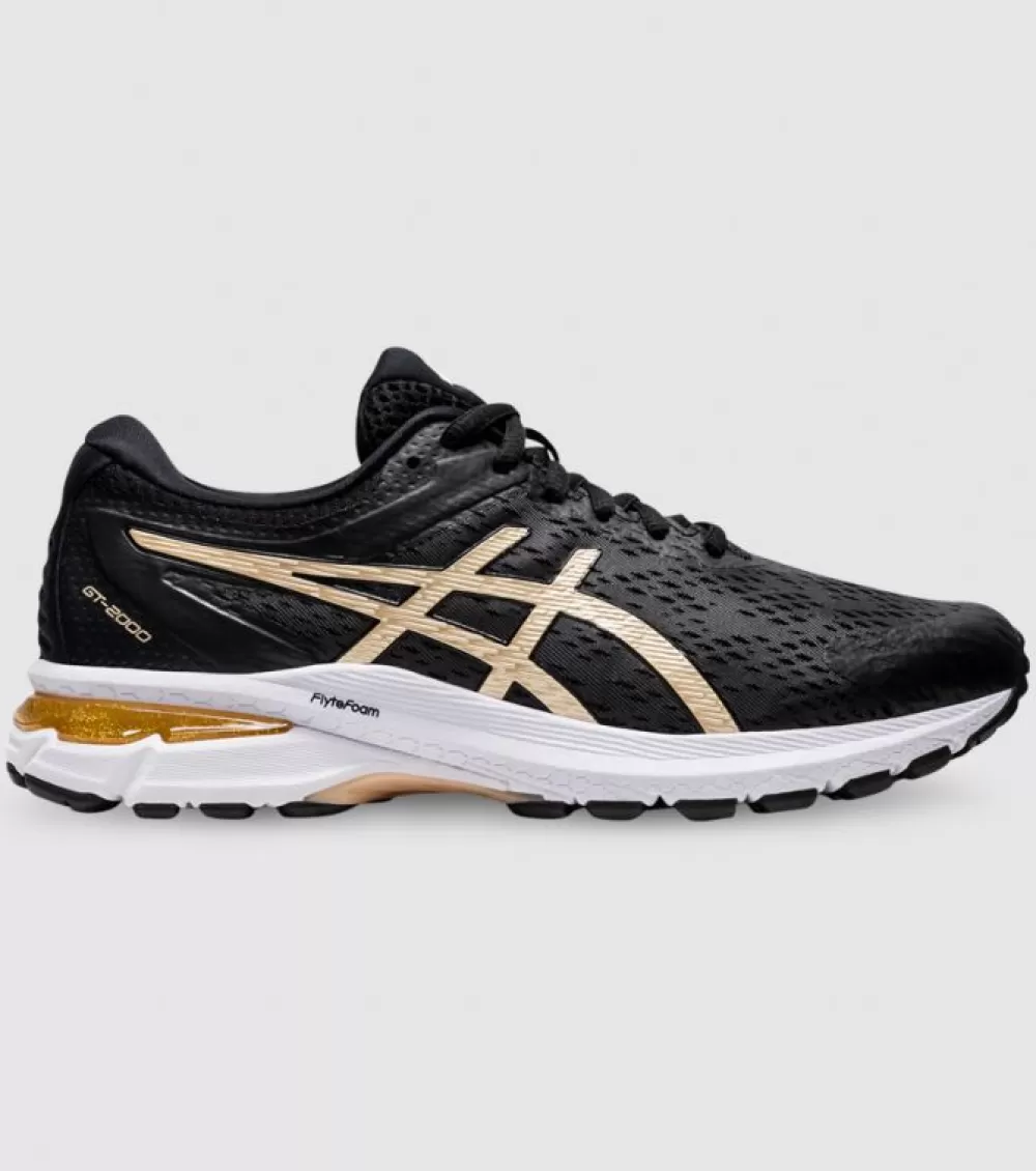 Cheap Asics Gt-2000 Sx (D Wide) Womens Black Champagne