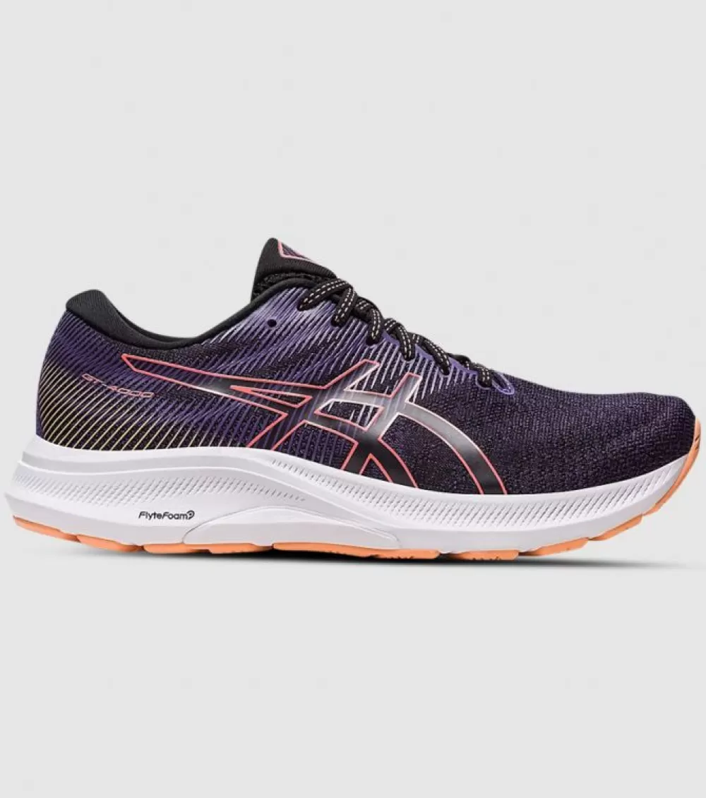 New Asics Gt-4000 3 (D Wide) Womens Black Papaya