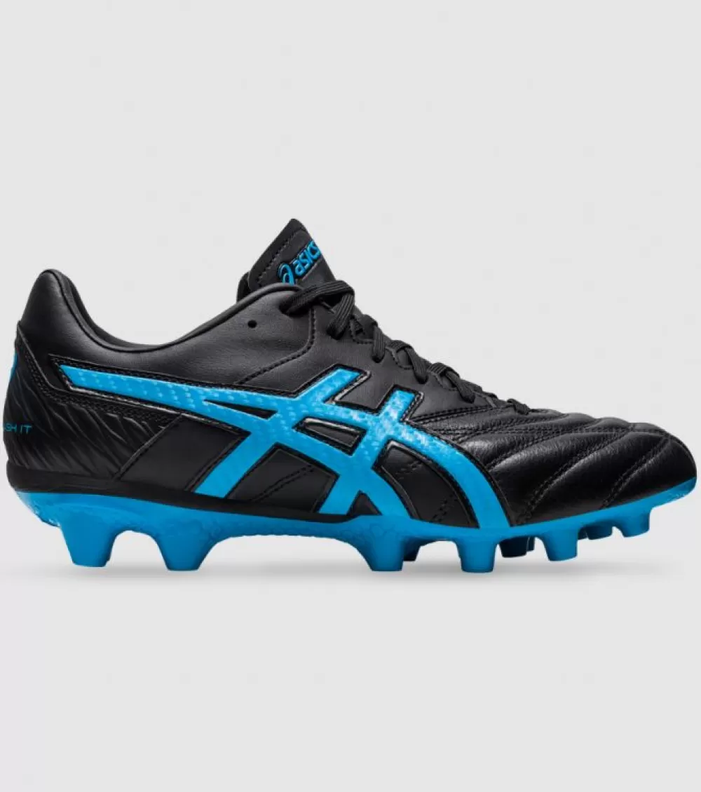 Discount Asics Lethal Flash It 2 Mens Football Boots Black Island Blue