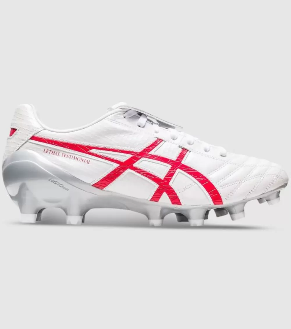 Discount Asics Lethal Testimonial 4 It Mens White Classic Red