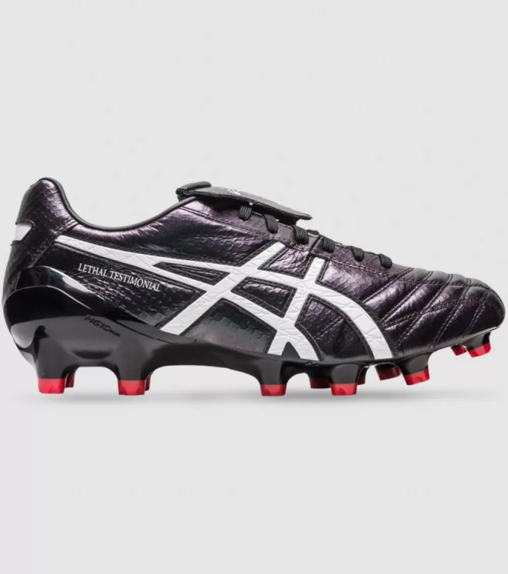 Clearance Asics Lethal Testimonial 4 It Mens Football Boots Black White