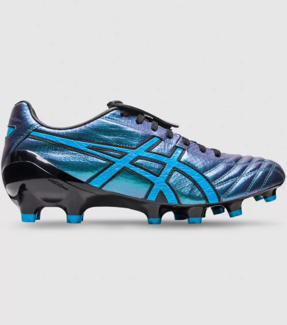 New Asics Lethal Testimonial 4 It Mens Football Boots Grey Floss Island Blue