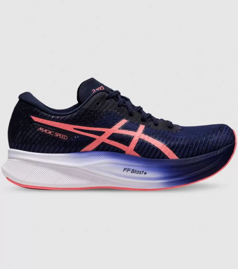 Shop Asics Magic Speed 2 Womens Indigo Blue Papaya